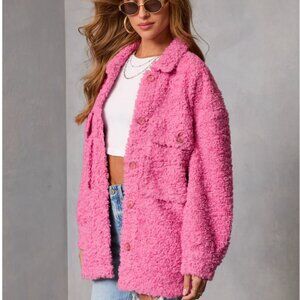 Happy Layer Teddy Shirt Jacket | Vici